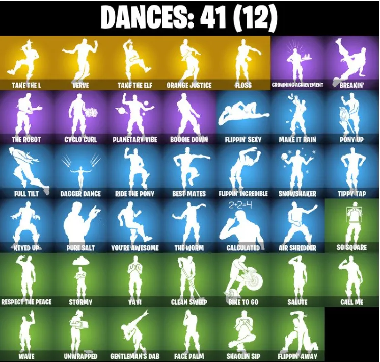 F884 Black Knight, The Reaper, Sparkle Specialist, OG STW, 45 Skins (G)